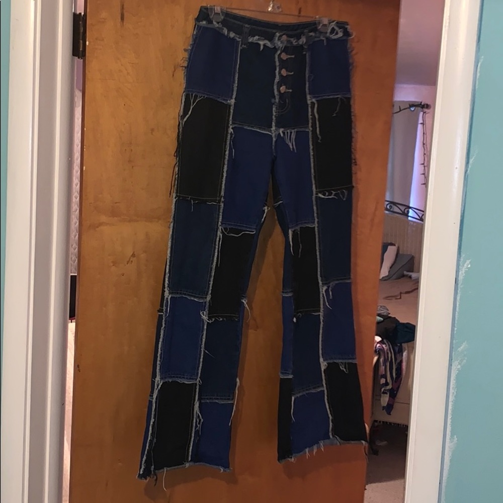 SHEIN FUNKY JEANS (SMALL)